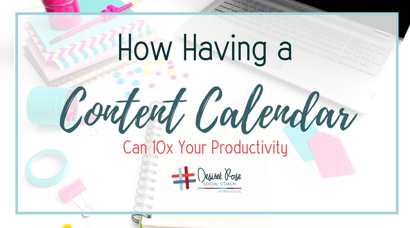 Boost Your Productivity with a Content Calendar!